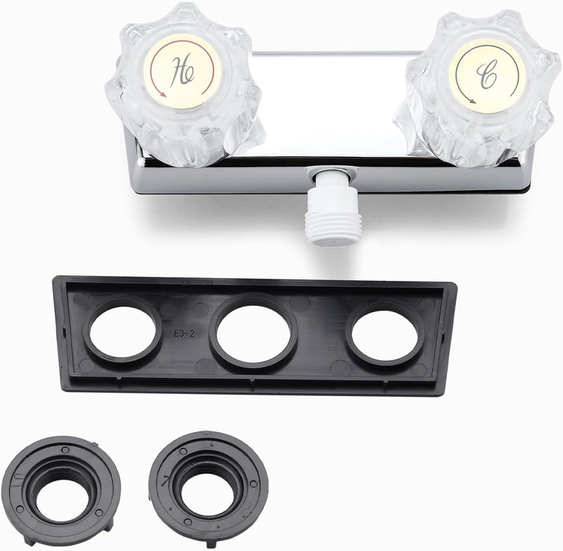OasisFlow RV Shower Faucet, Camper Shower Faucet, RV Shower Replacement Valve Diverter, Bathroom Shower Mixing Valve Control for RV, Camper Van, Travel Trailer, Motorhome - Image 4